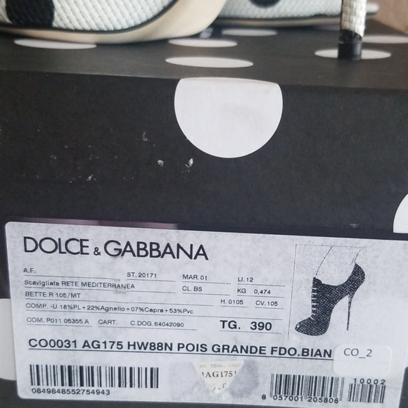 Auth Dolce & Gabbana polka dot booties heels - Picture 6 of 8